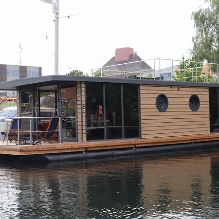 Hotel Houseboat Leni Flensburgo Esterno foto
