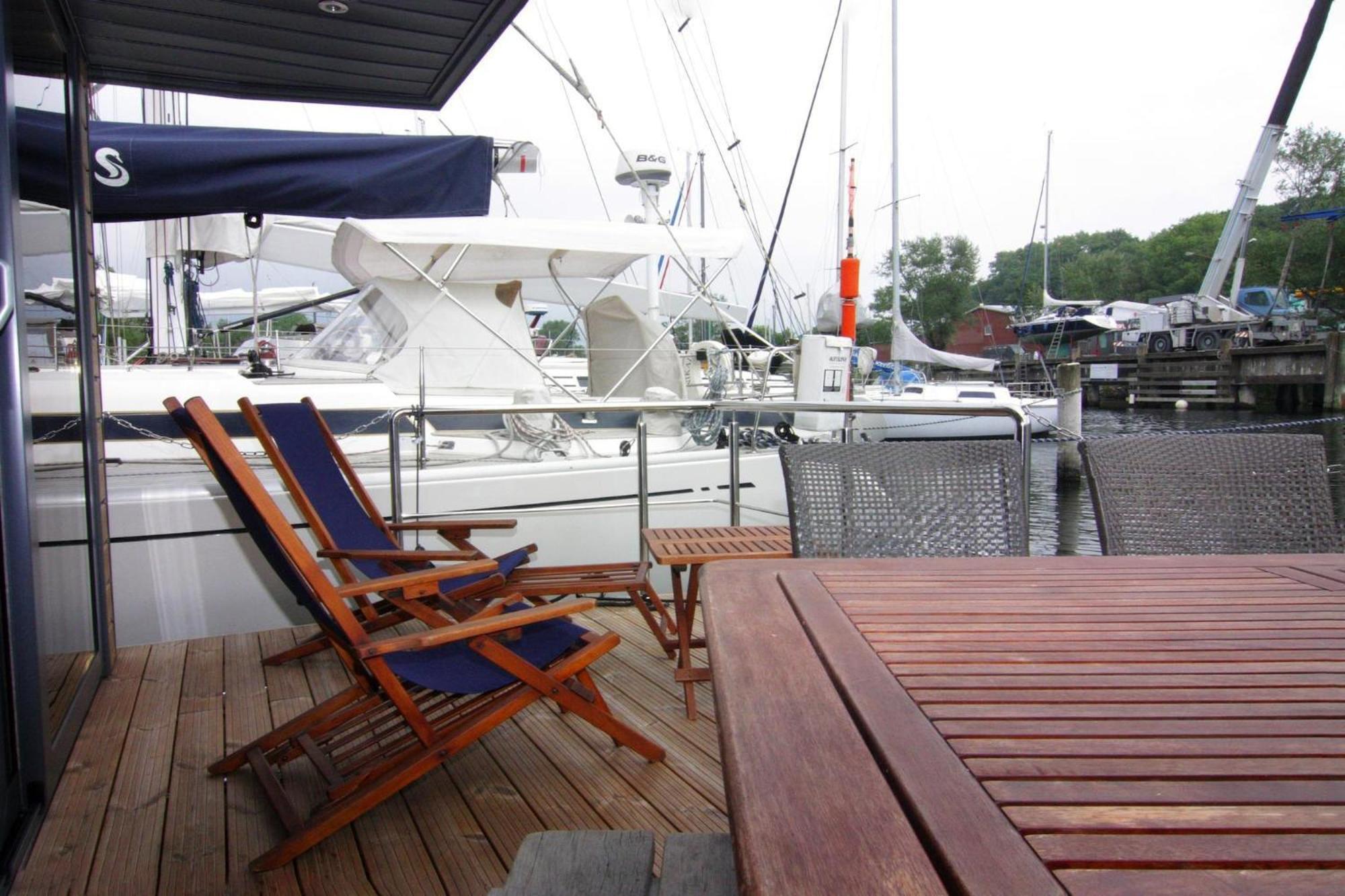 Hotel Houseboat Leni Flensburgo Esterno foto